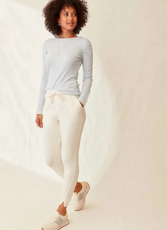 Stretch corduroy pants for cozy fall fashion -Sade Jogger