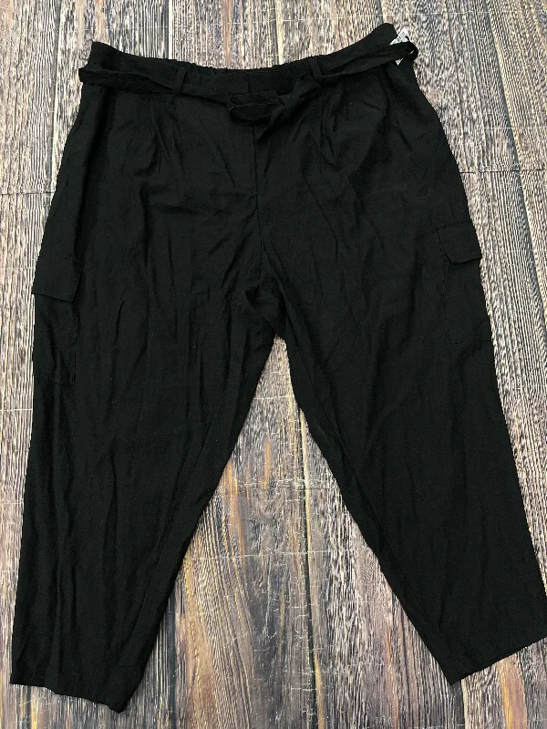 Quick-dry travel pants for adventurous globetrotters -Pants Cargo & Utility By Nine West In Black, Size: 3x