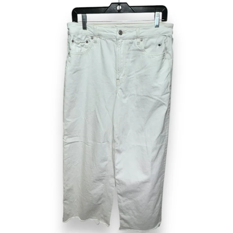 Soft jogger pants for relaxed weekend lounging -Pants Cropped By American In White, Size: 8