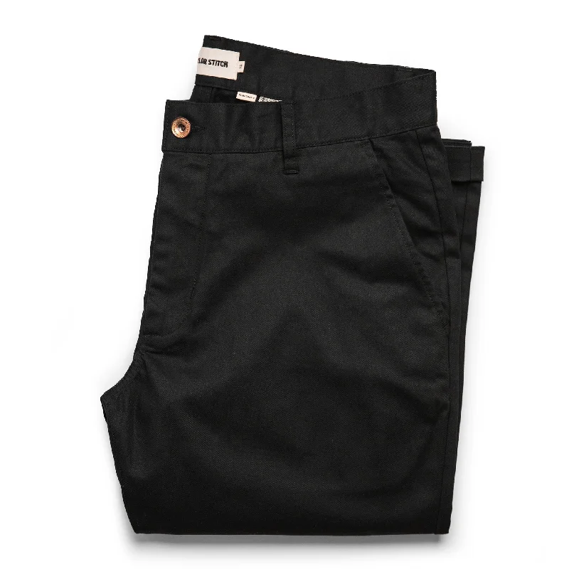 Breathable chino pants for warm climate comfort -The Democratic Chino in Organic Coal