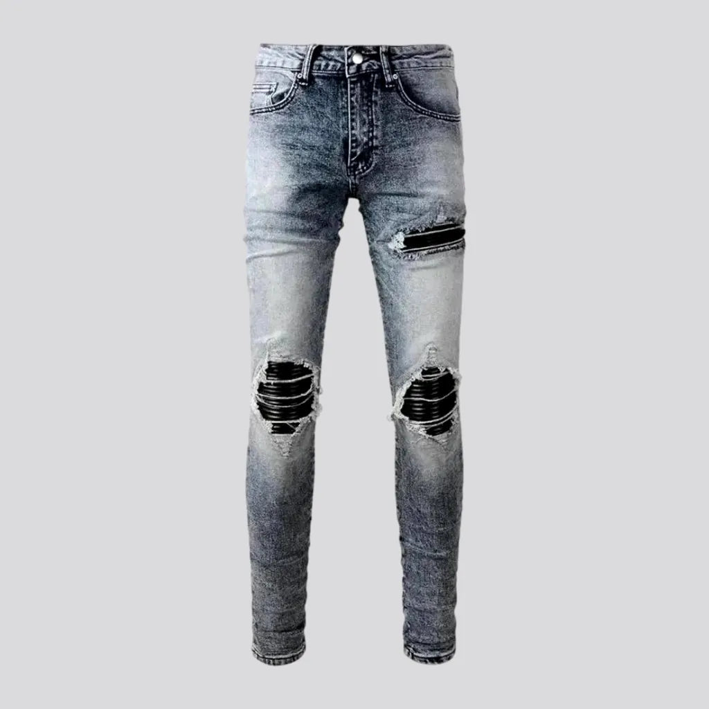 Shopping Jeans for Convenient -Fashionable acid wash jeans for men