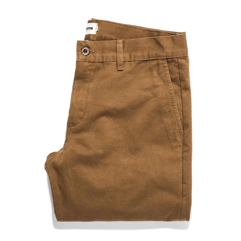 Elegant palazzo pants for formal party outfits -The Democratic Chino in Organic British Khaki