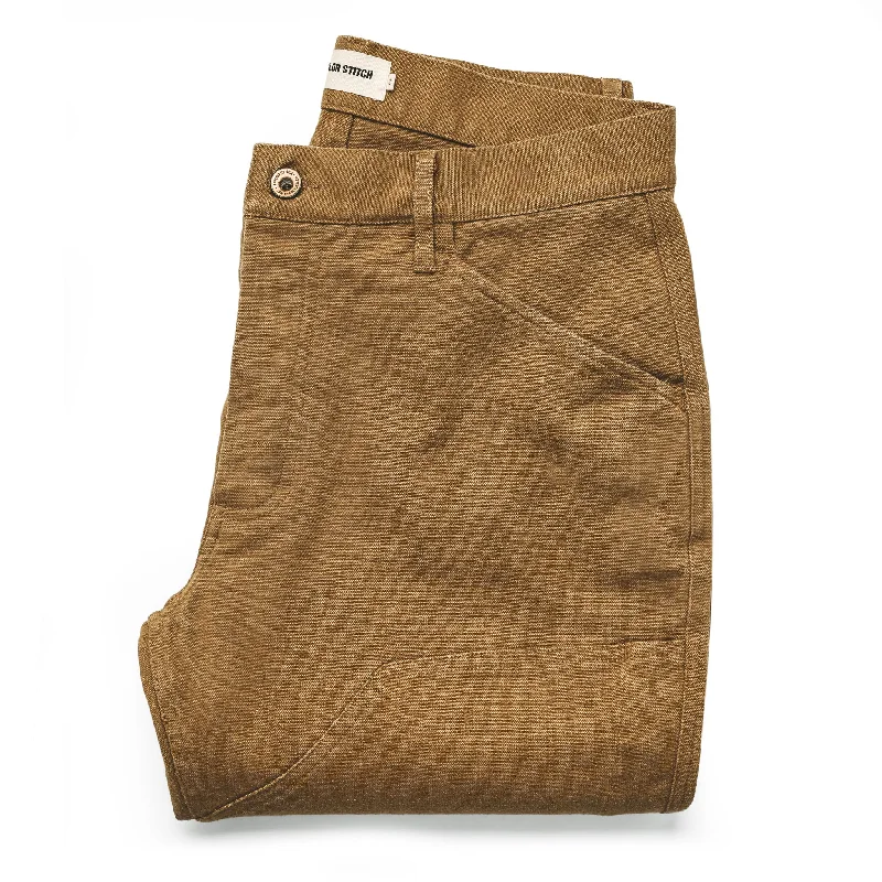 Rugged ripstop pants for extreme adventure durability -The Chore Pant in British Khaki Boss Duck