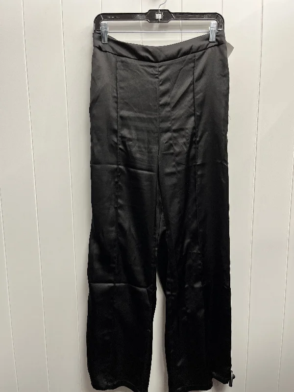 Lightweight jogger pants for summer evening strolls -Pants Wide Leg By Clothes Mentor In Black, Size: L