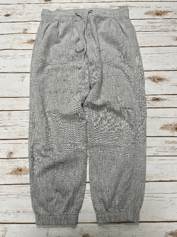 Classic khaki pants for timeless wardrobe staples -Pants Lounge By Gap In Grey, Size: M