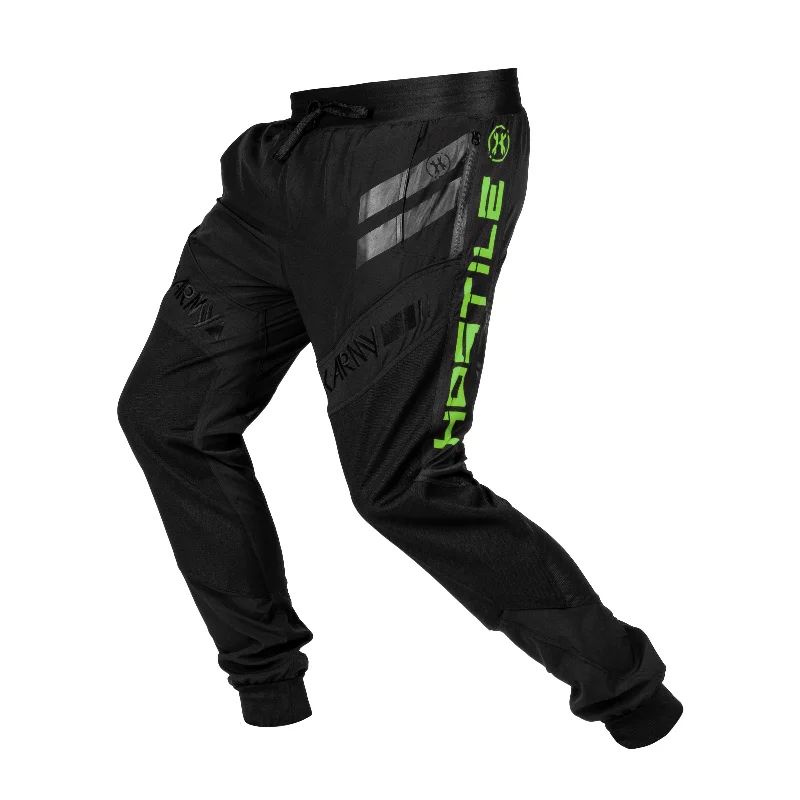 Designer jogger pants for upscale street style -Hostile - TRK AIR Jogger Pants - Green