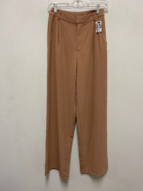 Tailored slim pants for polished business looks -Pants Wide Leg By Entro In Brown, Size: 4