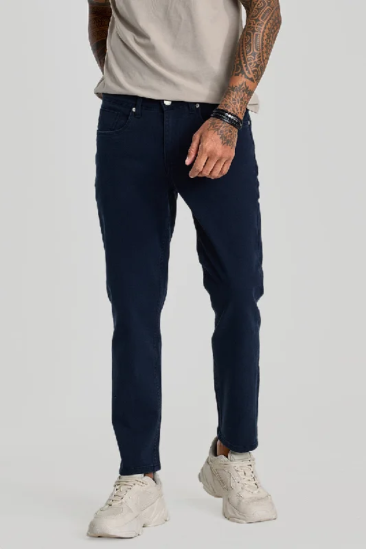 Club Jeans for Social -Navy Slim Fit Jeans