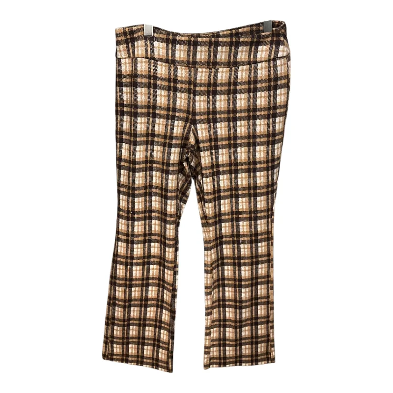 Soft cotton pants for sensitive skin comfort -Pants Dress By New York And Co In Plaid Pattern, Size: Lp