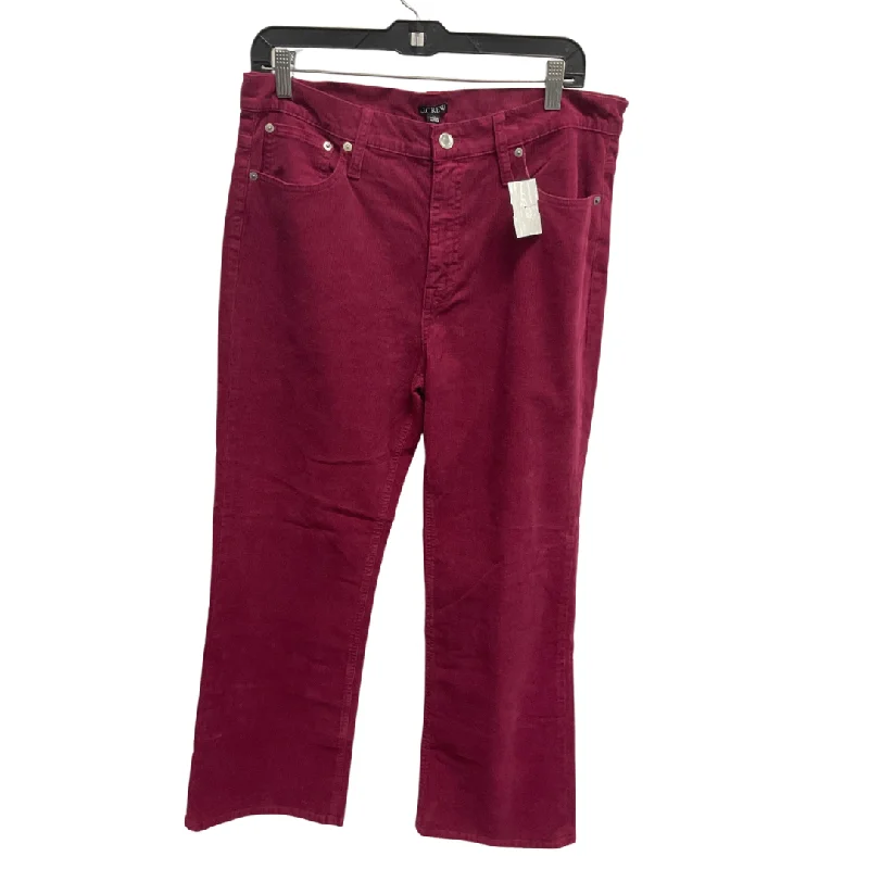 Windproof pants for chilly outdoor activities -Pants Corduroy By J. Crew In Pink, Size: 12