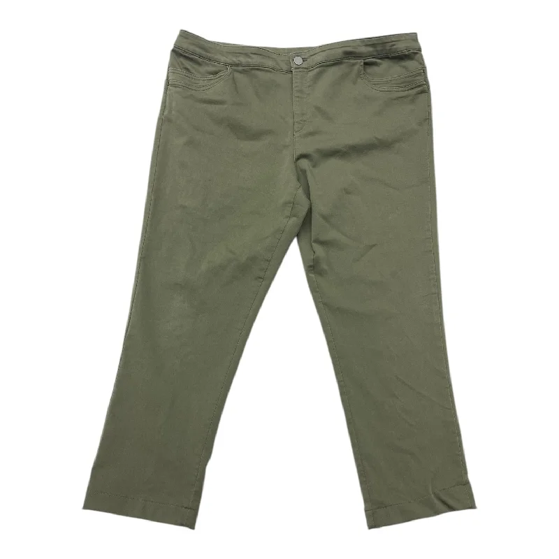 Lightweight travel pants for long flight comfort -Pants Other By Cj Banks In Green, Size: 22