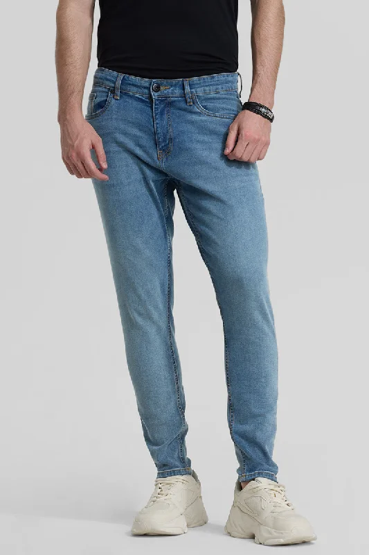 Four Pocket Jeans for Simplicity -Light Blue Skinny Fit Jeans