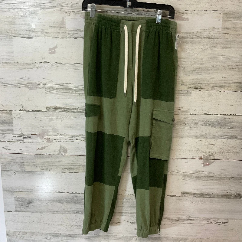 Vintage denim pants for timeless rugged style -Pants Cargo & Utility By J. Crew In Green, Size: 4