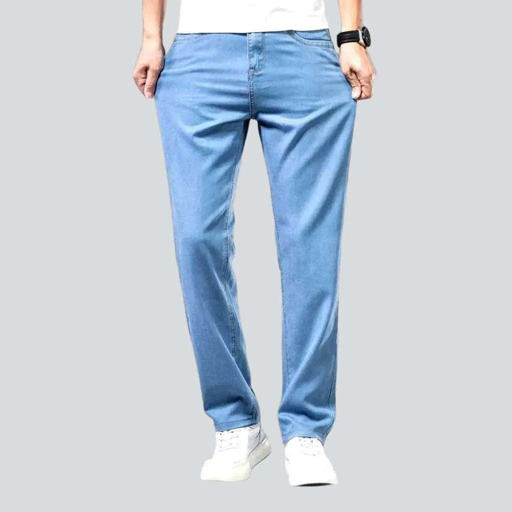 Tapered Jeans for Modern -Thin straight casual men's jeans