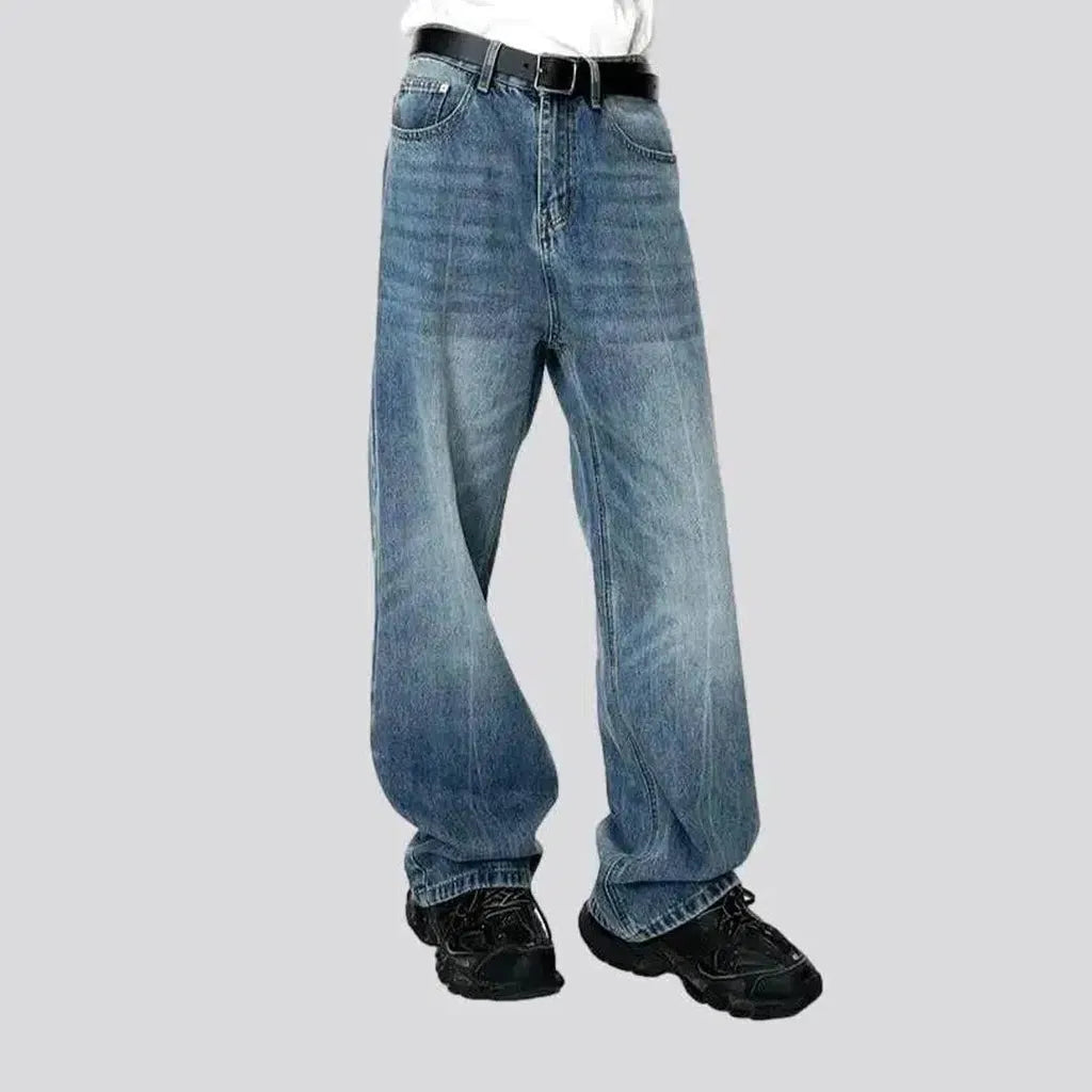 Light Wash Jeans for Casual -Men's 90s jeans