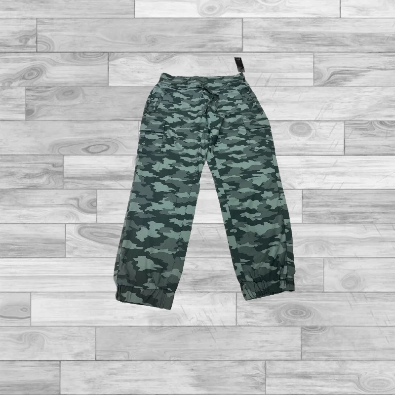 Breathable mesh pants for hot weather sports -Pants Lounge By Kyodan In Camouflage Print, Size: L