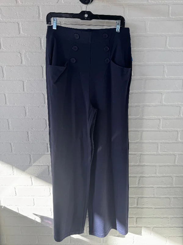 Classic khaki pants for timeless wardrobe staples -Pants Dress By Max Studio In Navy, Size: L