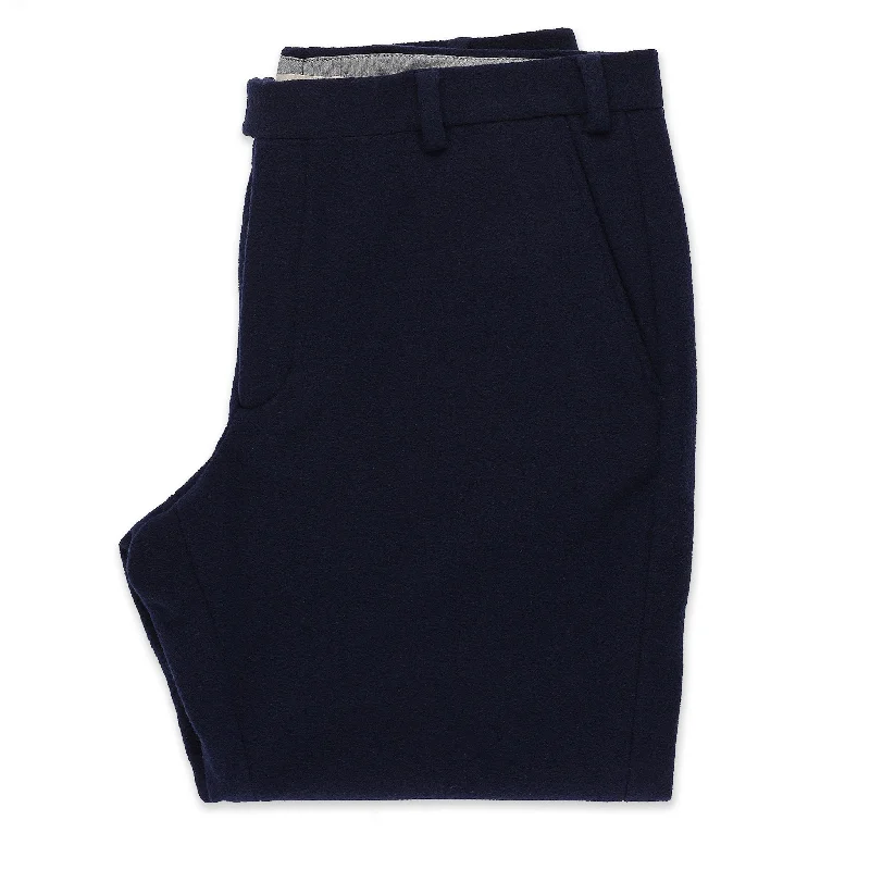 Durable twill pants for tough outdoor jobs -The Telegraph Trouser in Navy Boiled Wool