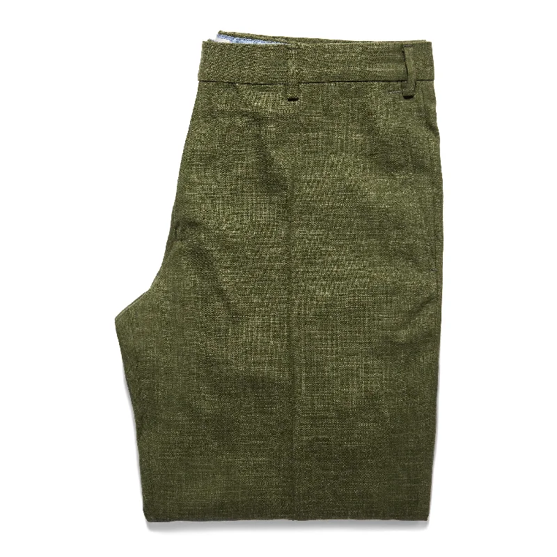 Classic wool pants for cold weather elegance -The Telegraph Trouser in Evergreen