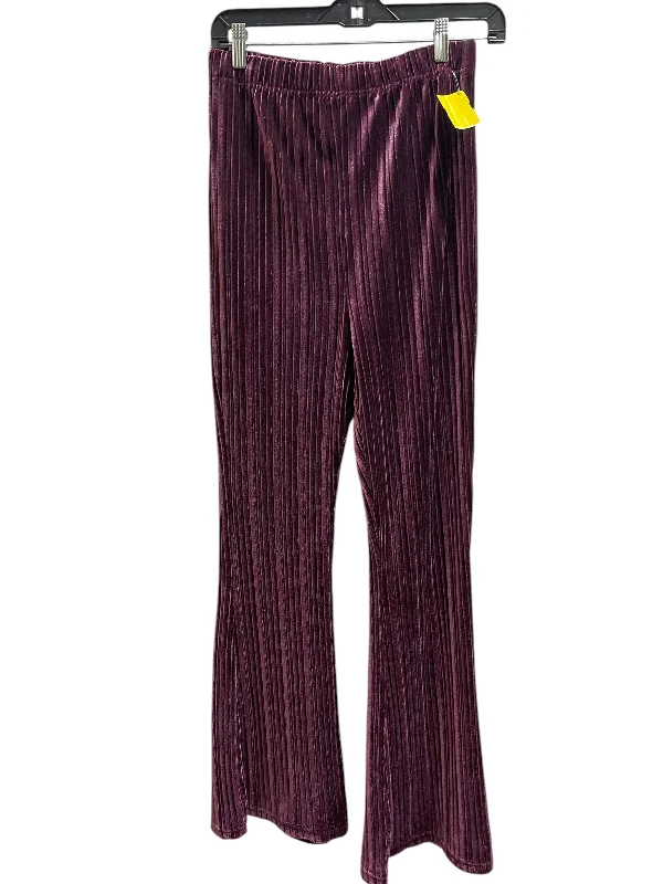 Casual khaki pants for weekend errand runs -Pants Corduroy By Wild Fable In Purple, Size: S