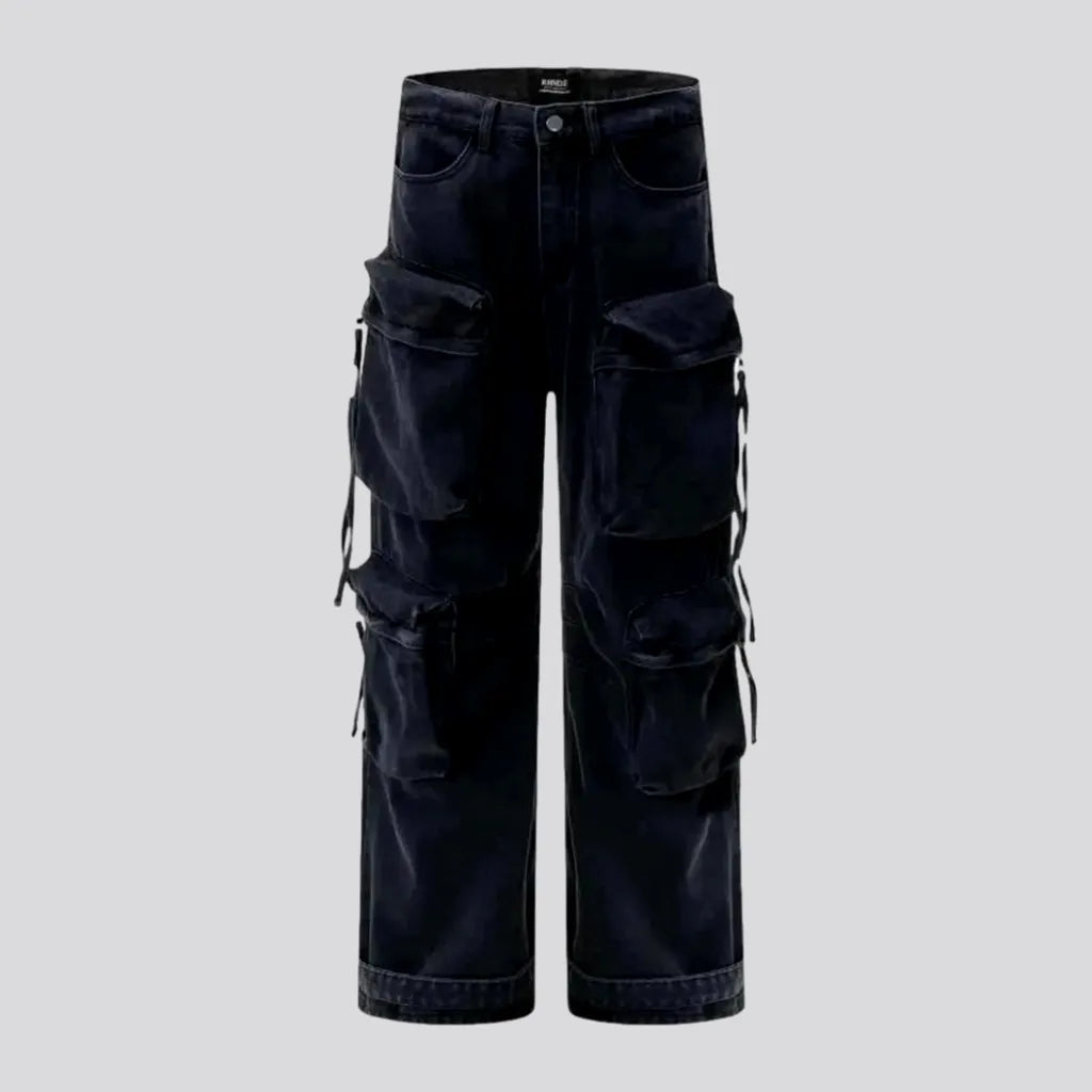 Shopping Jeans for Convenient -Boho style cargo men's jeans