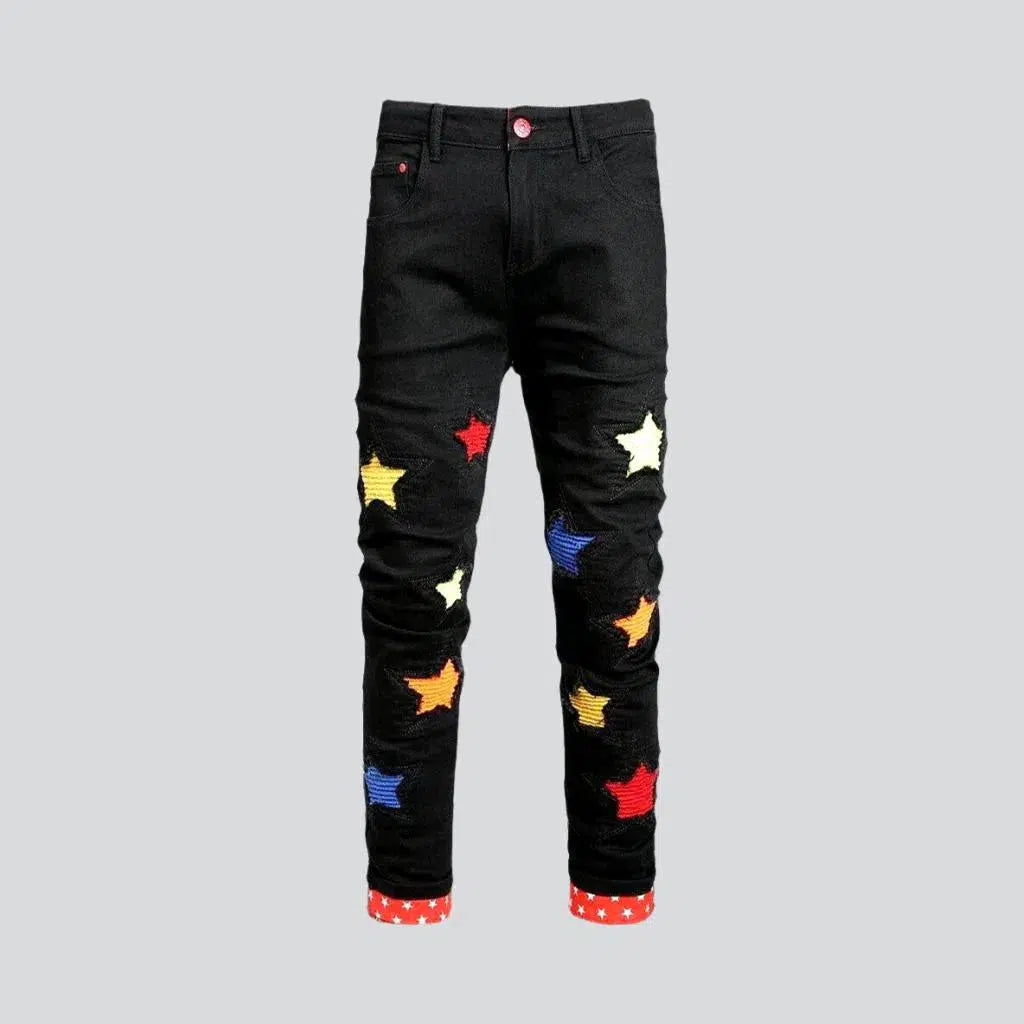 Mother's Day Jeans for Gift -Y2k men's patchwork jeans