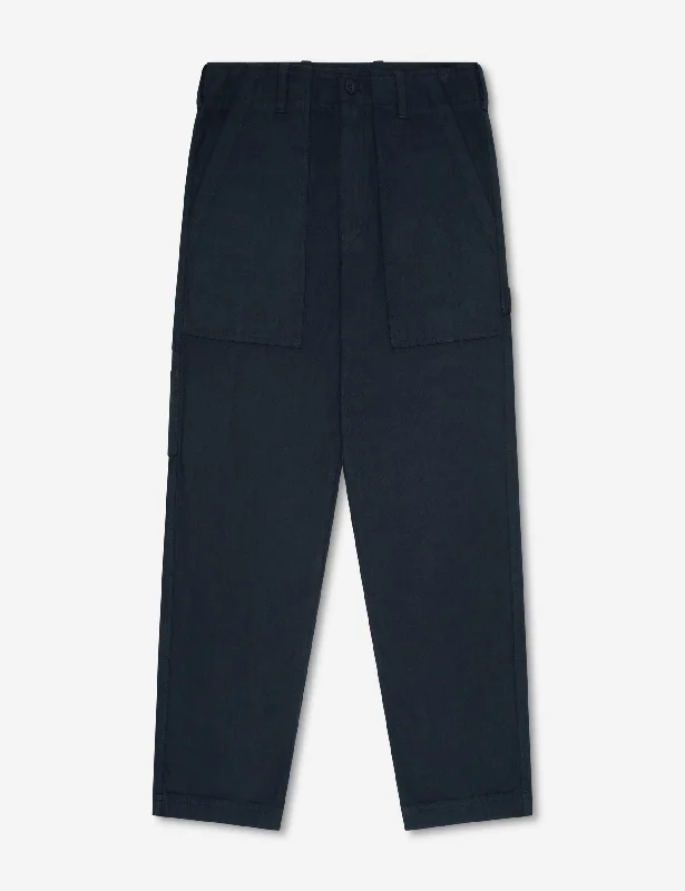 Rugged work pants for construction job durability -Carpenter Pant - Navy