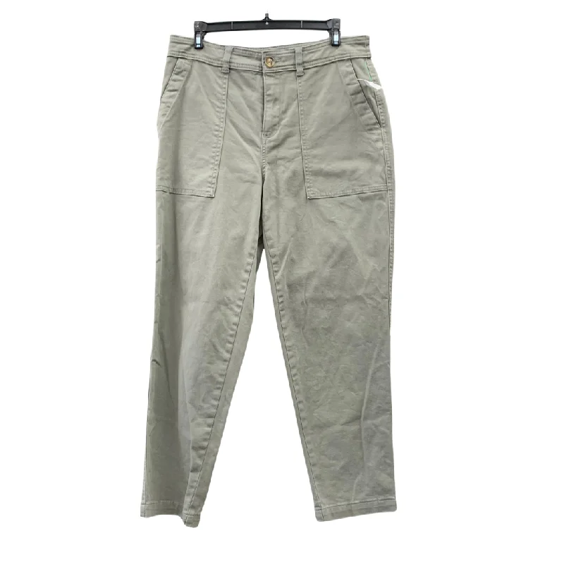 Tailored wool pants for sharp winter dressing -Pants Cargo & Utility By A New Day In Green, Size: 6