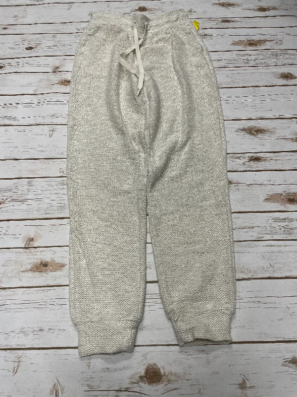 Multi-pocket pants for organized travel convenience -Pants Joggers By Aerie In Ivory, Size: S