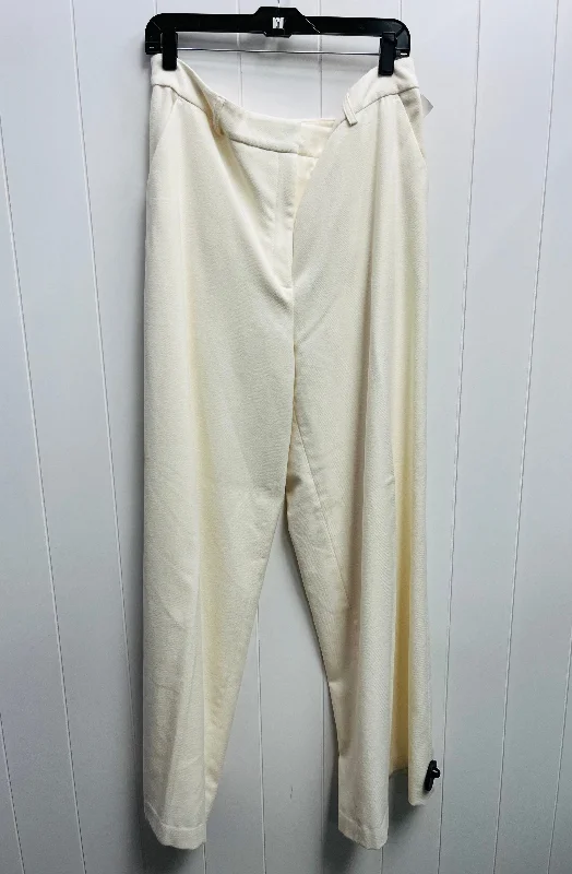 Classic khaki pants for timeless wardrobe staples -Pants Dress By Express In Cream, Size: 14