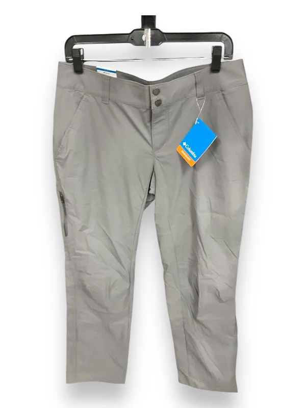 Casual twill pants for easygoing daily outfits -Pants Cargo & Utility By Columbia In Grey, Size: 10