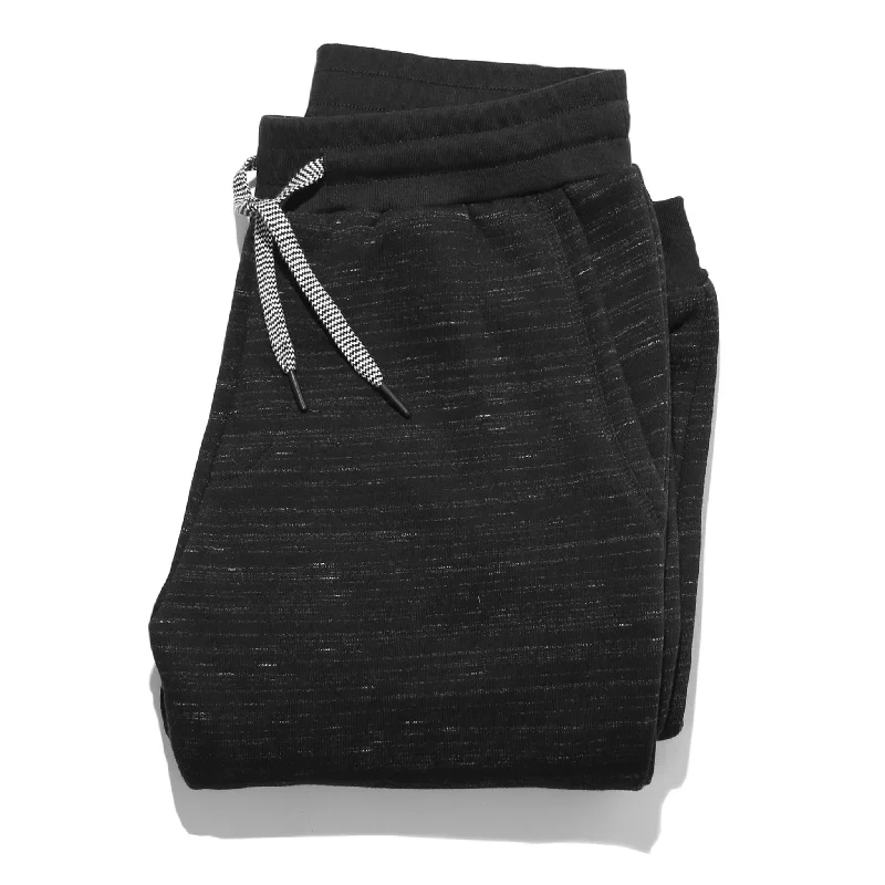 Durable denim pants for long-lasting everyday use -The Travel Pant in Black Fleece