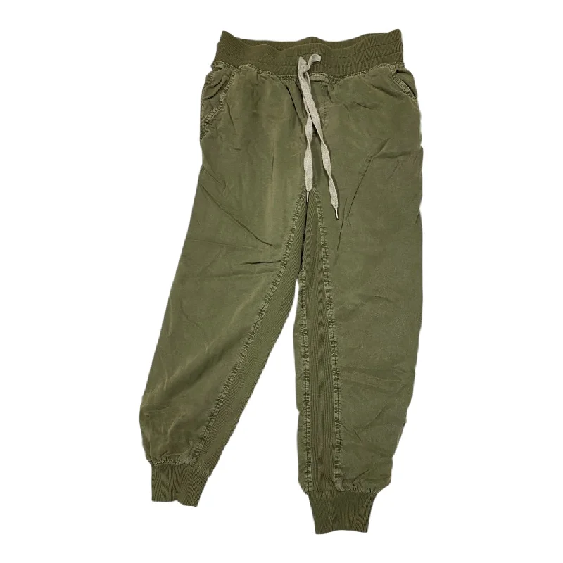 Casual khaki pants for weekend errand runs -Pants Lounge By Aerie In Green, Size: S