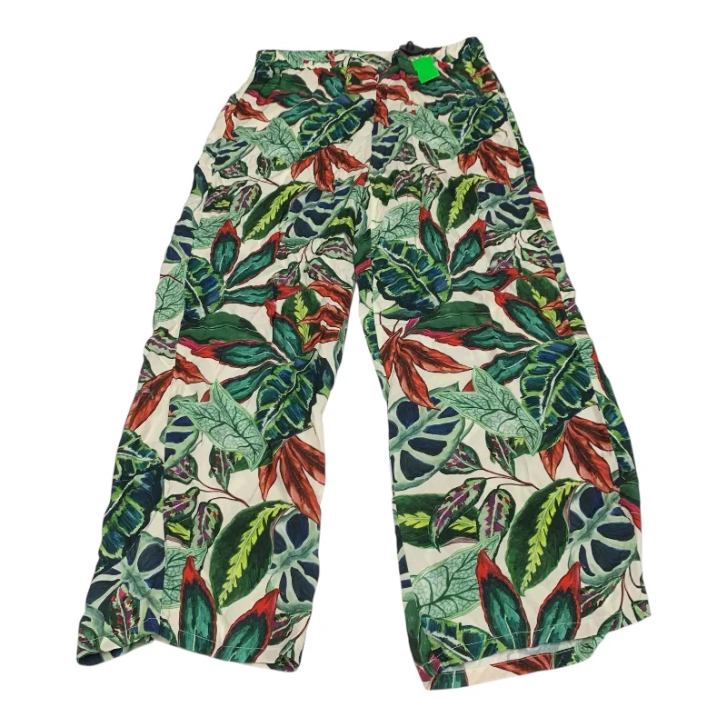 Formal suit pants for wedding guest elegance -Pants Other By Clothes Mentor In Tropical Print, Size: 2x