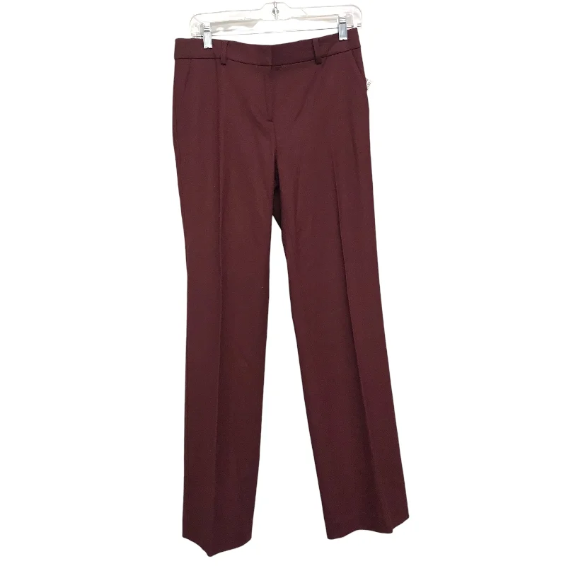 Breathable linen pants for hot summer days -Pants Dress By Talbots In Maroon, Size:2