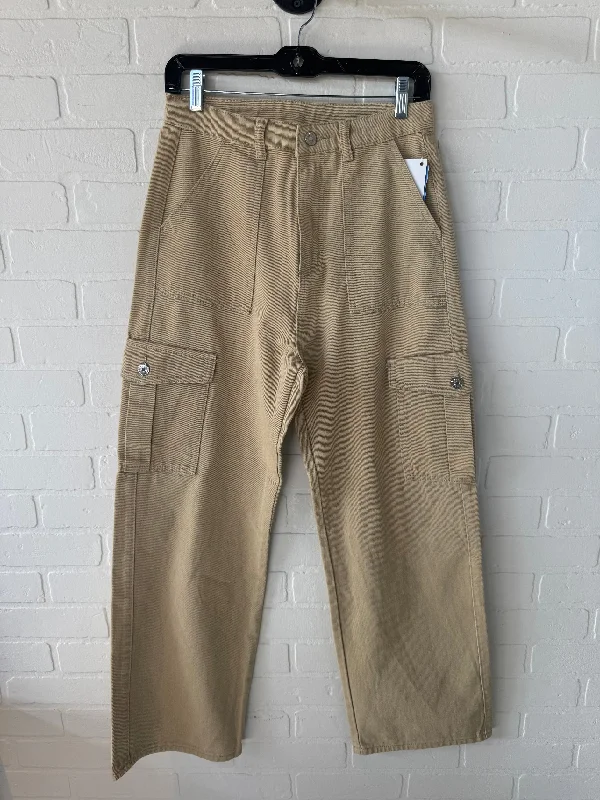 Soft stretch pants for all-day wear ease -Pants Cargo & Utility By Cider In Tan, Size: 4