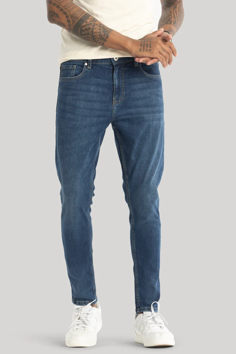 Affordable Jeans for Budget -Vito Blue Skinny Fit Jeans