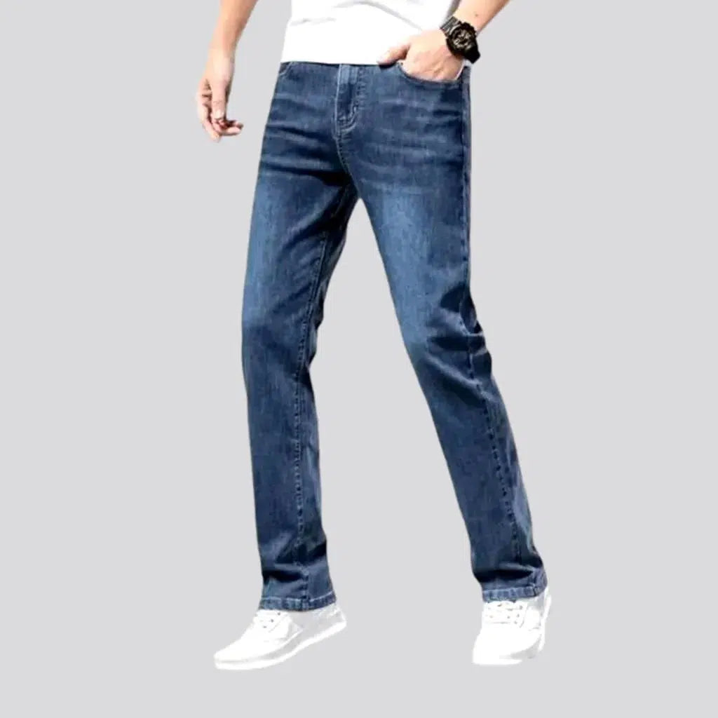 Hunting Jeans for Woods -Whiskered men's mid-waist jeans