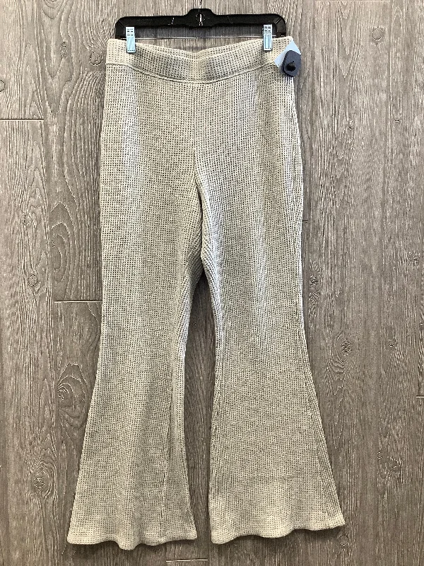 Lightweight travel pants for long flight comfort -Pants Lounge By Aerie In Grey, Size: L