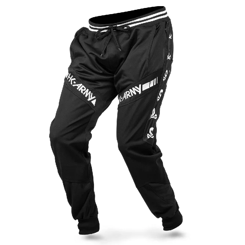 Insulated snow pants for winter outdoor fun -TRK - Skulls - Black - Jogger Pants