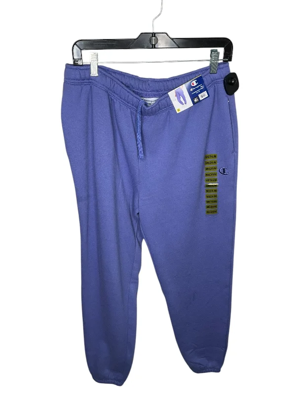 Designer jogger pants for upscale street style -Pants Lounge By Champion In Purple, Size: M