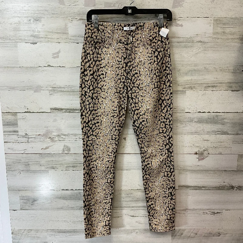 Soft jogger pants for relaxed weekend lounging -Pants Other By 7 For All Mankind In Animal Print, Size: 2