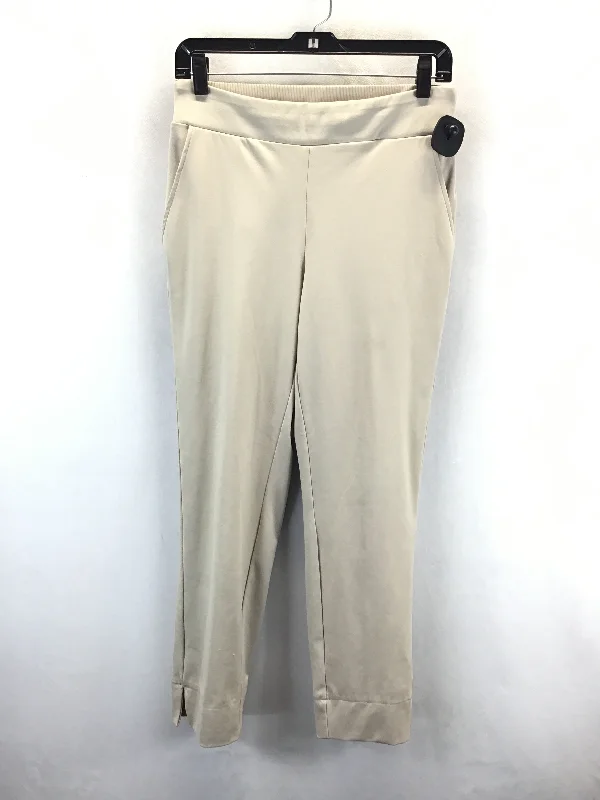 Breathable cotton pants for all-day summer ease -Pants Ankle By Rachel Zoe In Beige, Size: S