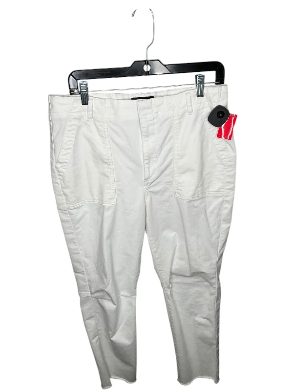 Flowy wide pants for artistic bohemian vibes -Pants Chinos & Khakis By Banana Republic In White, Size: 12