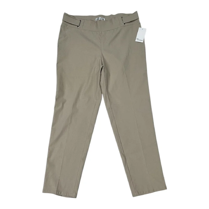 Durable twill pants for tough outdoor jobs -Pants Dress By 89th And Madison In Beige, Size: 16