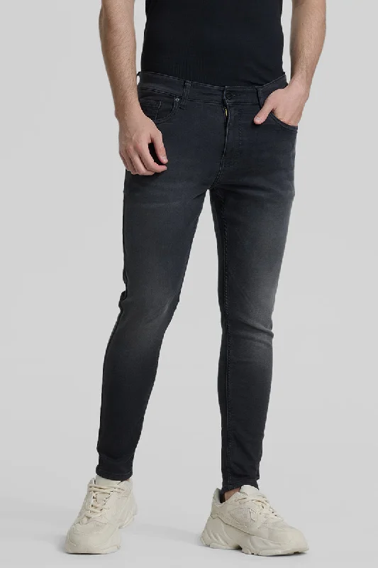 Printed Jeans for Pattern -Black Skinny Fit Jeans