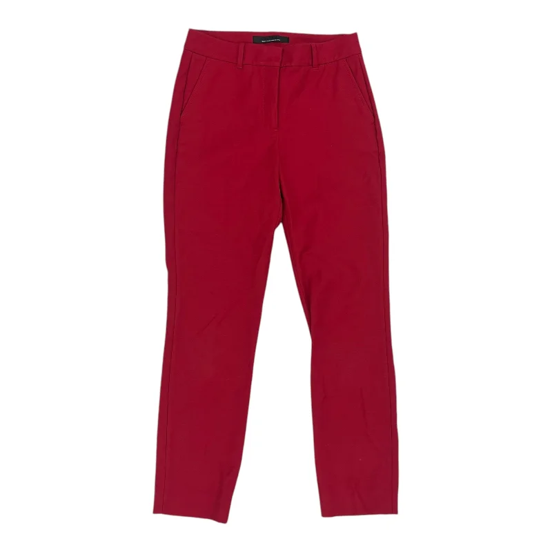 Stretchy yoga pants for flexible workout sessions -Pants Chinos & Khakis By White House Black Market In Red, Size:2