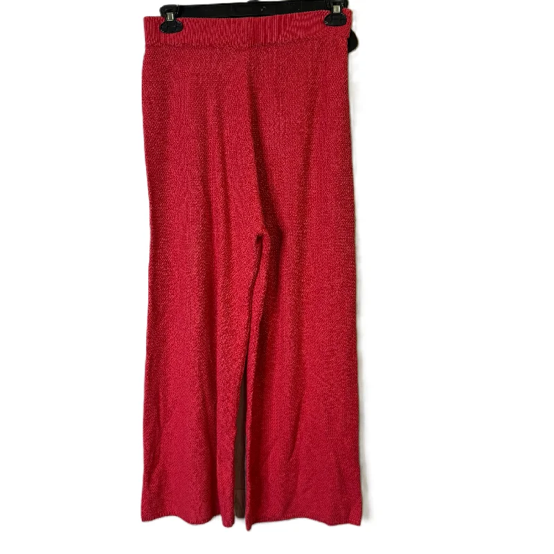 Cozy fleece pants for cold winter nights -Pants Lounge By Clothes Mentor In Red, Size: L