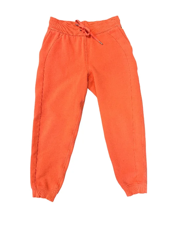 Stretch corduroy pants for cozy fall fashion -Pants Joggers By Lululemon In Orange, Size: 6