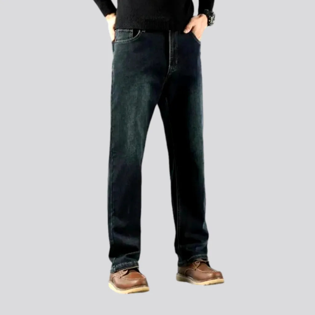 Casual Friday Jeans for Relaxed -Classic dark wash men's jeans